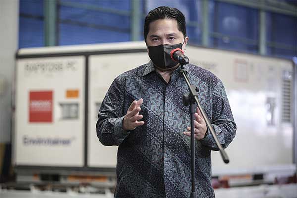 Erick Thohir Heran Dirut Bumn Bawa Pistol