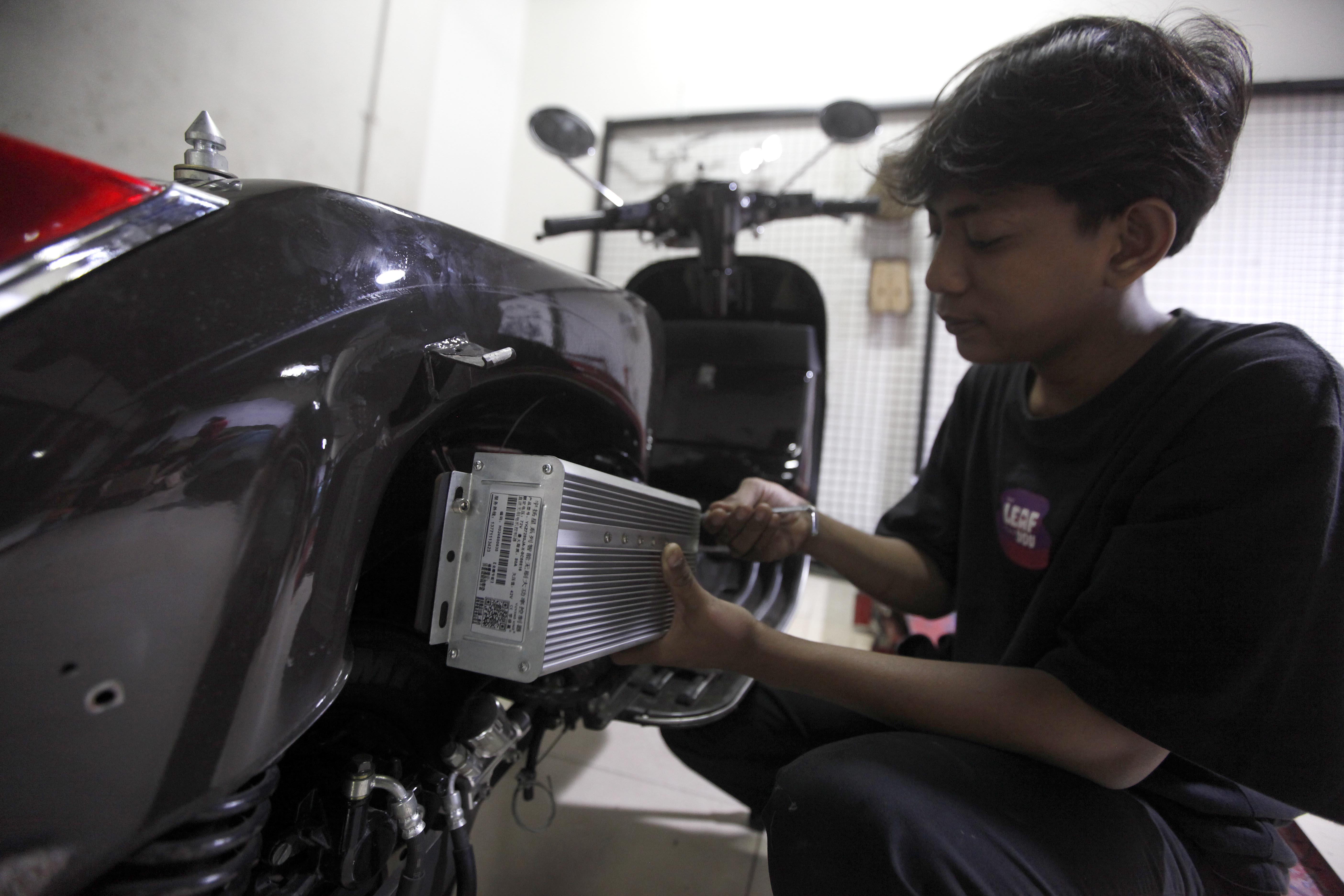 Insentif Konversi Motor Listrik Dimulai Maret