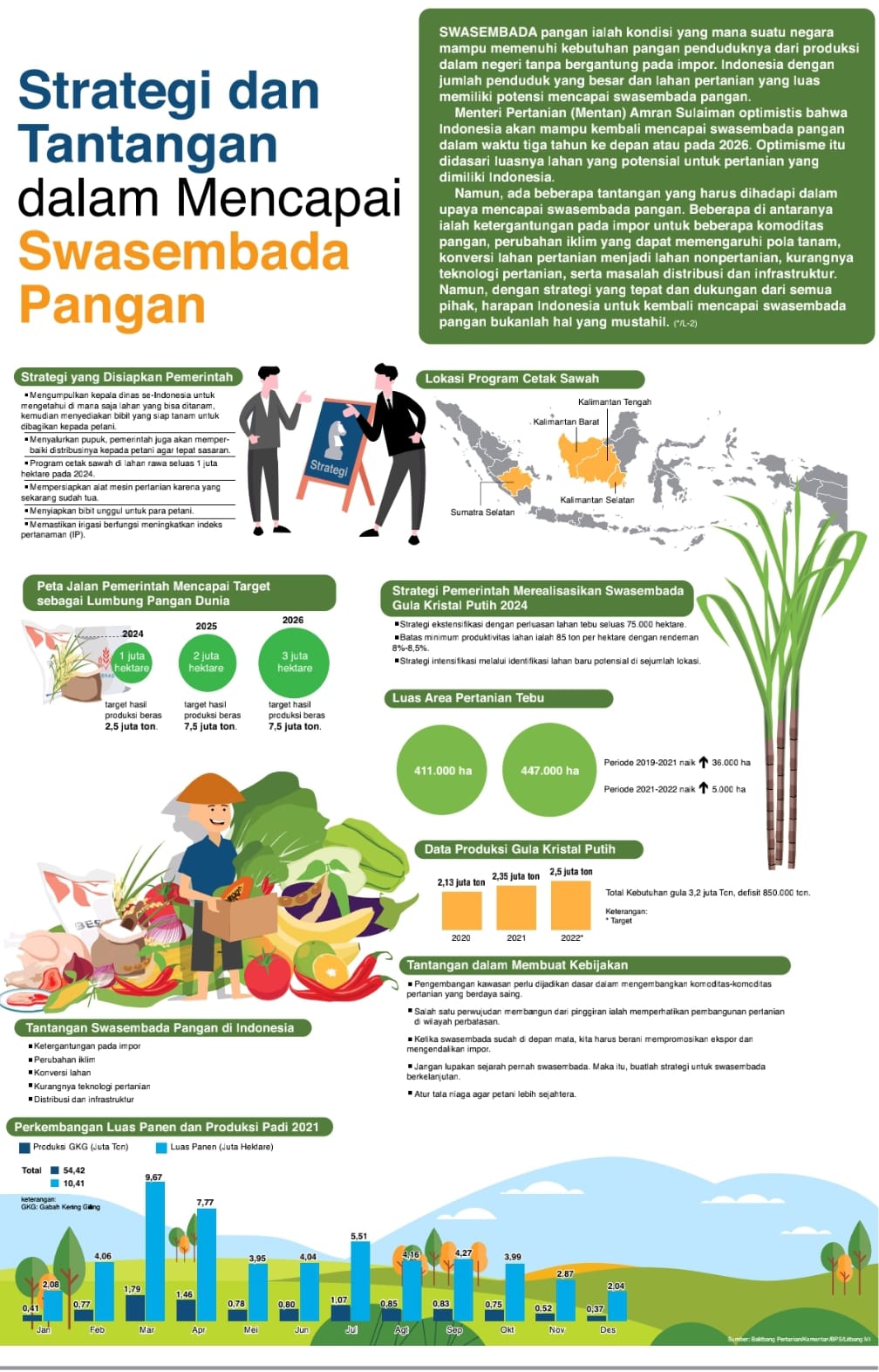 Strategi Dan Tantangan Dalam Mencapai Swasembada Pangan